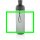 Impact auslaufsichere Wasserflasche aus RCS recyc. PET 600ml Farbe: schwarz