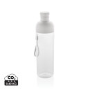 Impact auslaufsichere Wasserflasche aus RCS recyc. PET 600ml Farbe: weiß