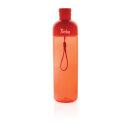 Impact auslaufsichere Wasserflasche aus RCS recyc. PET 600ml Farbe: rot