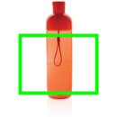 Impact auslaufsichere Wasserflasche aus RCS recyc. PET 600ml Farbe: rot