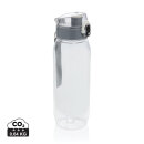 Yide verschließbare Wasserflasche aus RCS rec. PET, 800ml Farbe: transparent