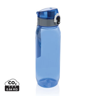 Yide verschließbare Wasserflasche aus RCS rec. PET, 800ml Farbe: blau