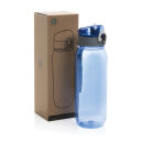 Yide verschließbare Wasserflasche aus RCS rec. PET, 800ml Farbe: blau