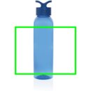 Oasis RCS recycelte PET Wasserflasche 650ml Farbe: blau
