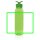 Oasis RCS recycelte PET Wasserflasche 650ml Farbe: grün