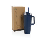 Tana Becher aus RCS recyceltem Kunststoff mit Griff 900ml Farbe: navy blau