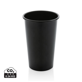 Alo Leight-Weight-Becher aus RCS recyceltem Aluminium 450ml Farbe: schwarz