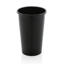 Alo Leight-Weight-Becher aus RCS recyceltem Aluminium 450ml Farbe: schwarz