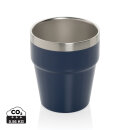Clark Doppelwandige RCS Kaffeetasse 300ml Farbe: navy blau