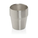 Clark Doppelwandige RCS Kaffeetasse 300ml Farbe: silber