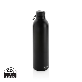 Avira Avior RCS recycelte Stainless-Steel Flasche 1L Farbe: schwarz