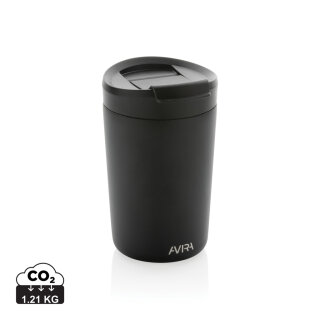 Avira Alya RCS recycelter Stainless-Steel Becher 300ml Farbe: schwarz