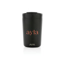 Avira Alya RCS recycelter Stainless-Steel Becher 300ml Farbe: schwarz