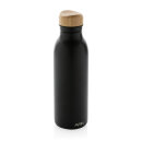 Avira Alcor 600ml Wasserflasche aus RCS rec. Stainless-Steel Farbe: schwarz