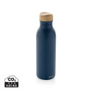 Avira Alcor 600ml Wasserflasche aus RCS rec. Stainless-Steel Farbe: navy blau