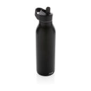 Avira Ara RCS Re-Steel Fliptop Wasserflasche 500ml Farbe: schwarz