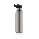 Avira Ara RCS Re-Steel Fliptop Wasserflasche 500ml Farbe: silber
