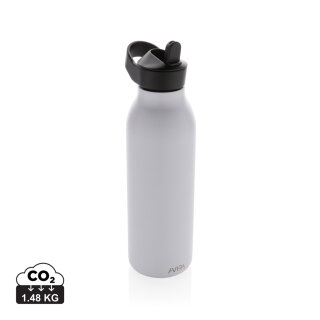 Avira Ara RCS Re-Steel Fliptop Wasserflasche 500ml Farbe: weiß