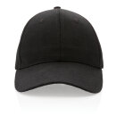 Impact 6 Panel Kappe aus 280gr rCotton mit AWARE™ Tracer Farbe: schwarz