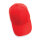 Impact 6 Panel Kappe aus 280gr rCotton mit AWARE™ Tracer Farbe: rot
