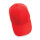Impact 6 Panel Kappe aus 280gr rCotton mit AWARE™ Tracer Farbe: rot