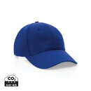 Impact 6 Panel Kappe aus 280gr rCotton mit AWARE™ Tracer Farbe: blau