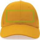 Impact 6 Panel Kappe aus 280gr rCotton mit AWARE™ Tracer Farbe: gelb