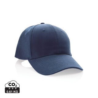 Impact 6 Panel Kappe aus 280gr rCotton mit AWARE™ Tracer Farbe: navy blau