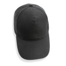 Impact 5 Panel Kappe aus 280gr rCotton mit AWARE™ Tracer Farbe: schwarz