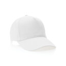 Impact 5 Panel Kappe aus 280gr rCotton mit AWARE™ Tracer Farbe: weiß