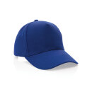 Impact 5 Panel Kappe aus 280gr rCotton mit AWARE™ Tracer Farbe: blau