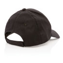 Impact 6 Panel Kappe aus 190gr rCotton mit AWARE™ Tracer Farbe: schwarz