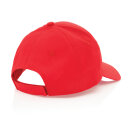 Impact 6 Panel Kappe aus 190gr rCotton mit AWARE™ Tracer Farbe: rot