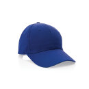 Impact 6 Panel Kappe aus 190gr rCotton mit AWARE™ Tracer Farbe: blau