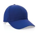 Impact 6 Panel Kappe aus 190gr rCotton mit AWARE™ Tracer Farbe: blau