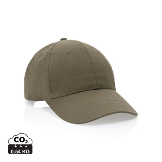 Impact 6 Panel Kappe aus 190gr rCotton mit AWARE™ Tracer Farbe: grün