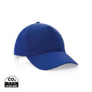 Impact 5 Panel Kappe aus 190gr rCotton mit AWARE™ Tracer Farbe: blau