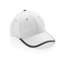 Impact AWARE™ 280gr Brushed rCotton 6 Panel Kontrast-Cap Farbe: weiß