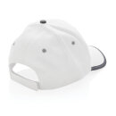 Impact AWARE™ 280gr Brushed rCotton 6 Panel Kontrast-Cap Farbe: weiß