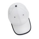 Impact AWARE™ 280gr Brushed rCotton 6 Panel Kontrast-Cap Farbe: weiß