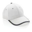 Impact AWARE™ 280gr Brushed rCotton 6 Panel Kontrast-Cap Farbe: weiß