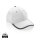 Impact AWARE™ 280gr Brushed rCotton 6 Panel Kontrast-Cap Farbe: weiß