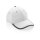 Impact AWARE™ 280gr Brushed rCotton 6 Panel Kontrast-Cap Farbe: weiß