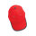 Impact AWARE™ 280gr Brushed rCotton 6 Panel Kontrast-Cap Farbe: rot