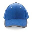 Impact AWARE™ 280gr Brushed rCotton 6 Panel Kontrast-Cap Farbe: blau