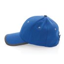 Impact AWARE™ 280gr Brushed rCotton 6 Panel Kontrast-Cap Farbe: blau