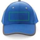 Impact AWARE™ 280gr Brushed rCotton 6 Panel Kontrast-Cap Farbe: blau