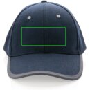 Impact AWARE™ 280gr Brushed rCotton 6 Panel Kontrast-Cap Farbe: navy blau