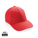 Impact 6 Panel Kappe aus 280gr rCotton mit AWARE™ Tracer Farbe: luscious red