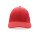 Impact 6 Panel Kappe aus 280gr rCotton mit AWARE™ Tracer Farbe: luscious red